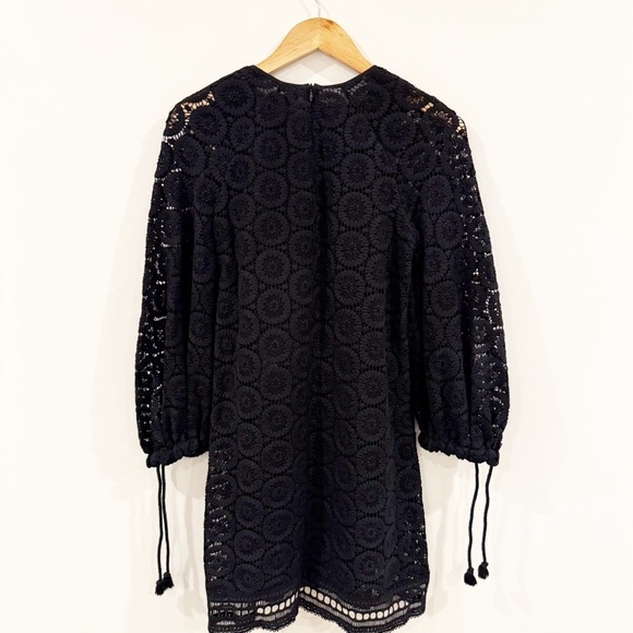 See By Chloe Black Lace Long Sleeve Dress size 34 - Picture 9 of 14